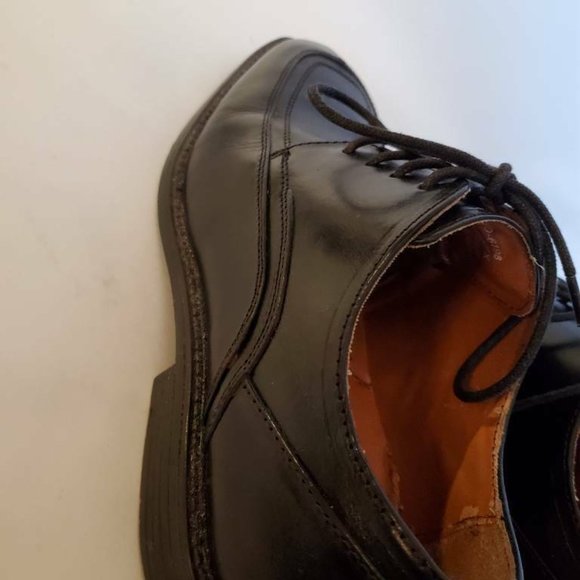 French Shriner Mens Sussex Derby Shoes Black Leath main image 7